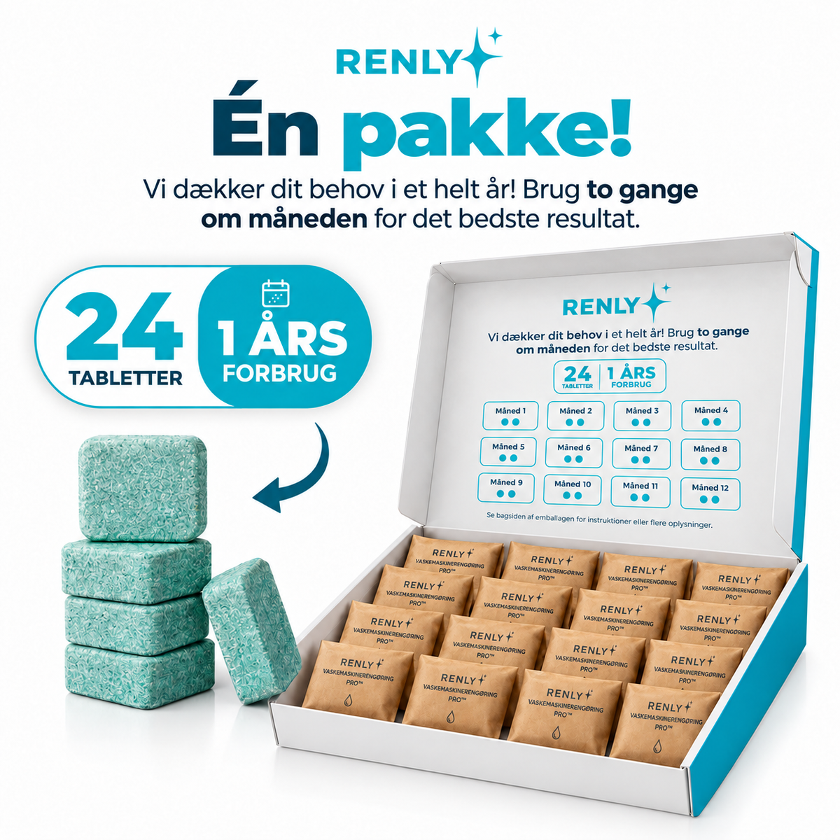 Renly Pro, 24 tabletter i en pakke